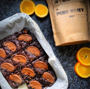Sweet Potato Protein Brownie