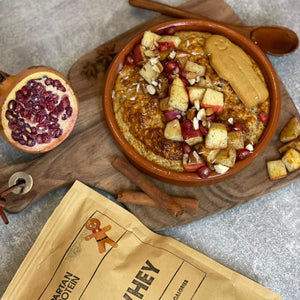 Gingerbread Protein Oat Bake