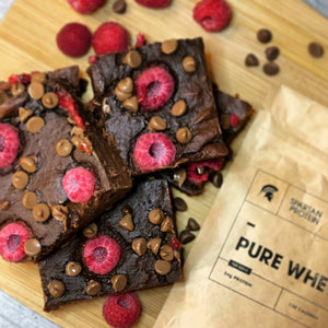 Sweet Potato Protein Brownies